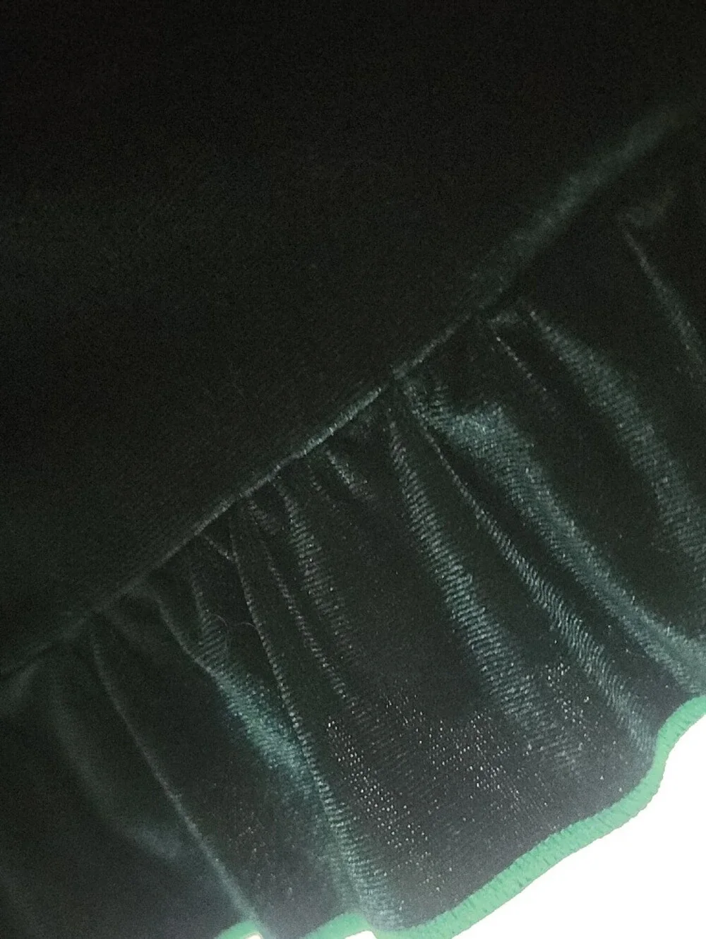 Stunning Old Navy Girls' Velvet Long Sleeve Ruffle Hem Dress - Deep Green